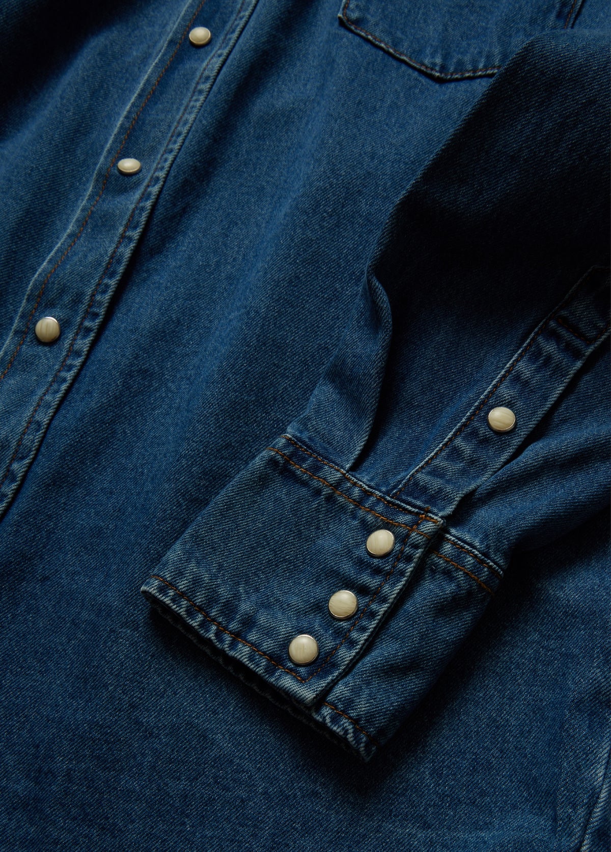 Western Shirt | Blue Denim
