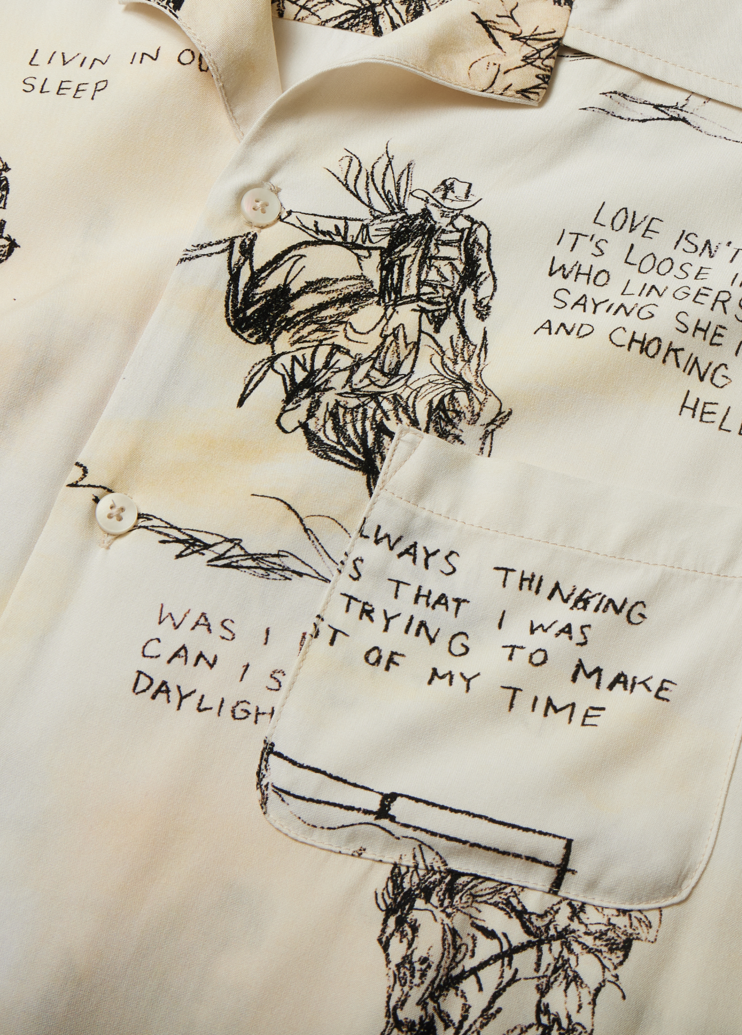 Best of My Time Camp Shirt | Natural