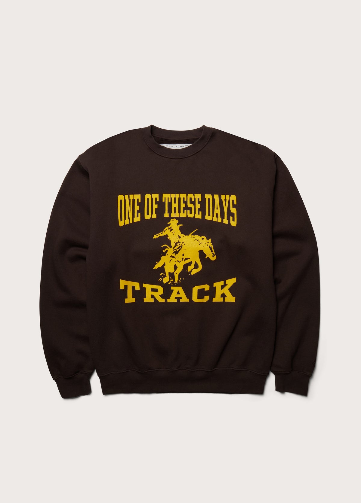 Track And Field Crewneck Sweatshirt | Dark Brown