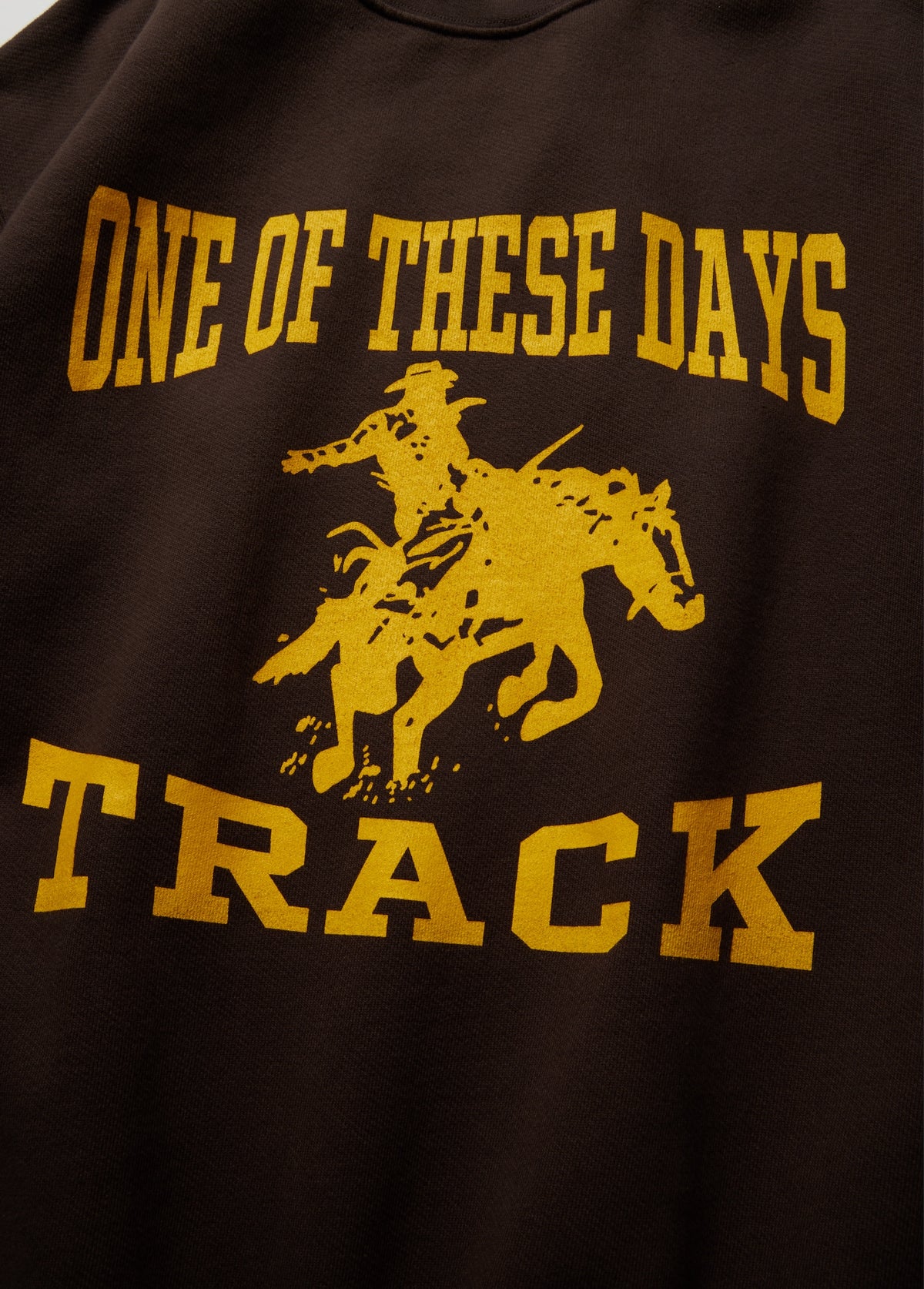 Track And Field Crewneck Sweatshirt | Dark Brown