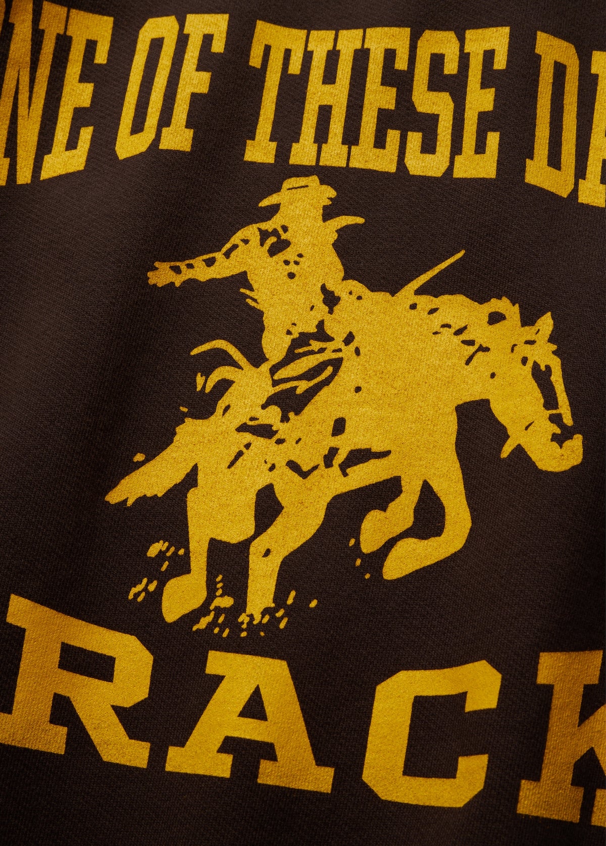 Track And Field Crewneck Sweatshirt | Dark Brown