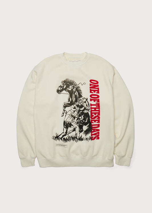 Anyhow Crewneck Sweatshirt | Bone