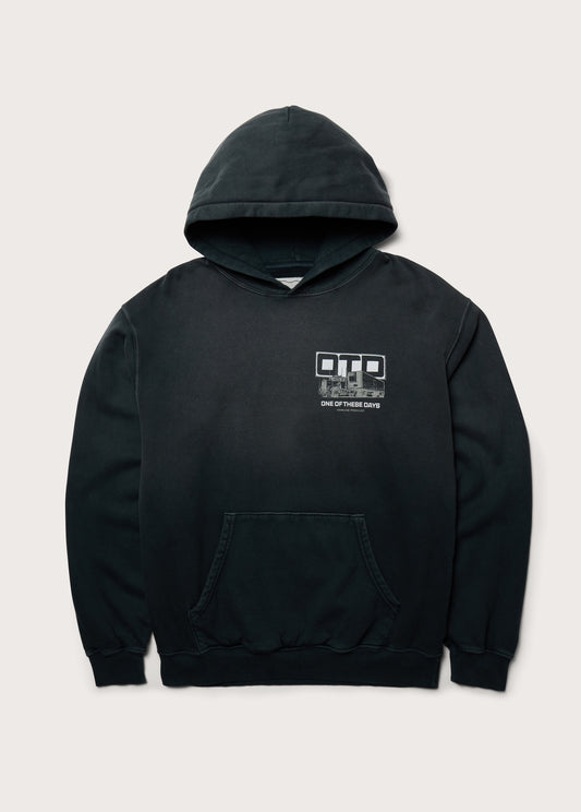 OTD Transport Hooded Sweatshirt | Sun Faded Black