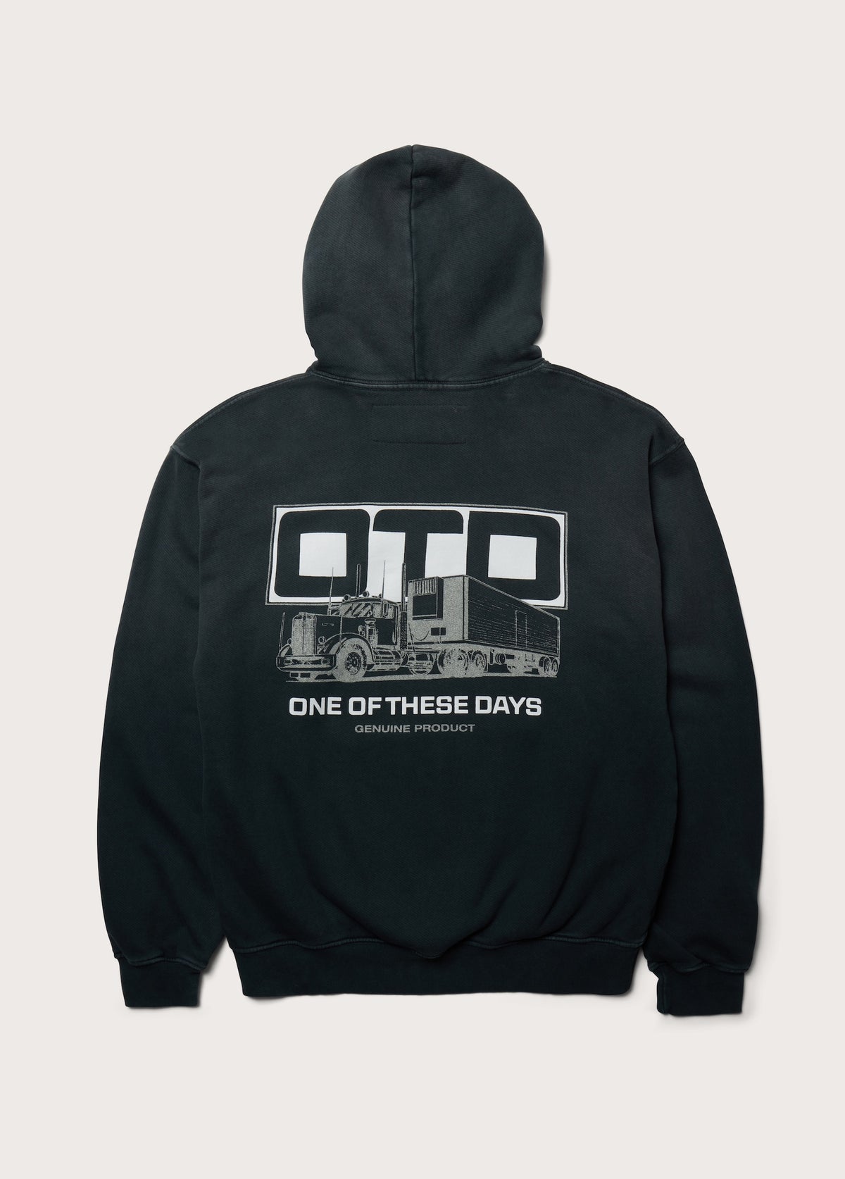 OTD Transport Hooded Sweatshirt | Sun Faded Black