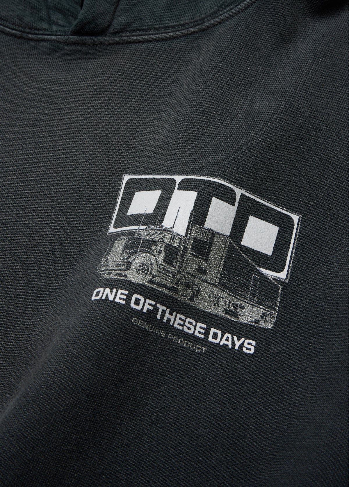 OTD Transport Hooded Sweatshirt | Sun Faded Black