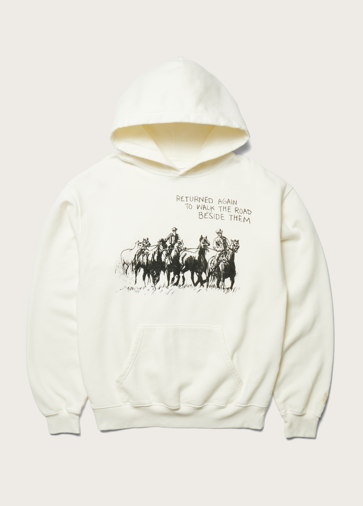 Return Again Hooded Sweatshirt | Bone