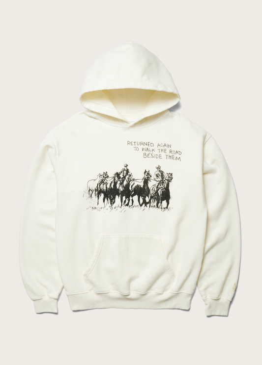 Return Again Hooded Sweatshirt | Bone