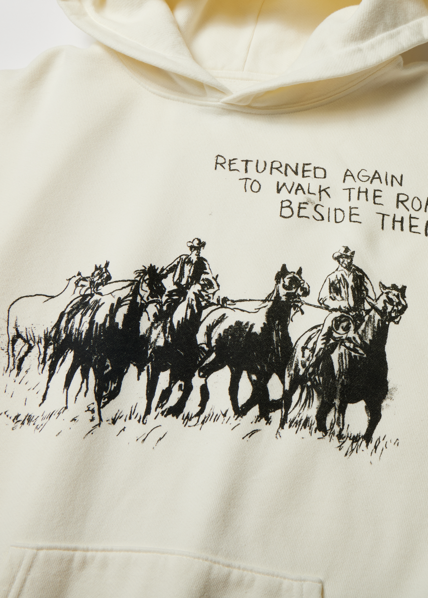 Return Again Hooded Sweatshirt | Bone