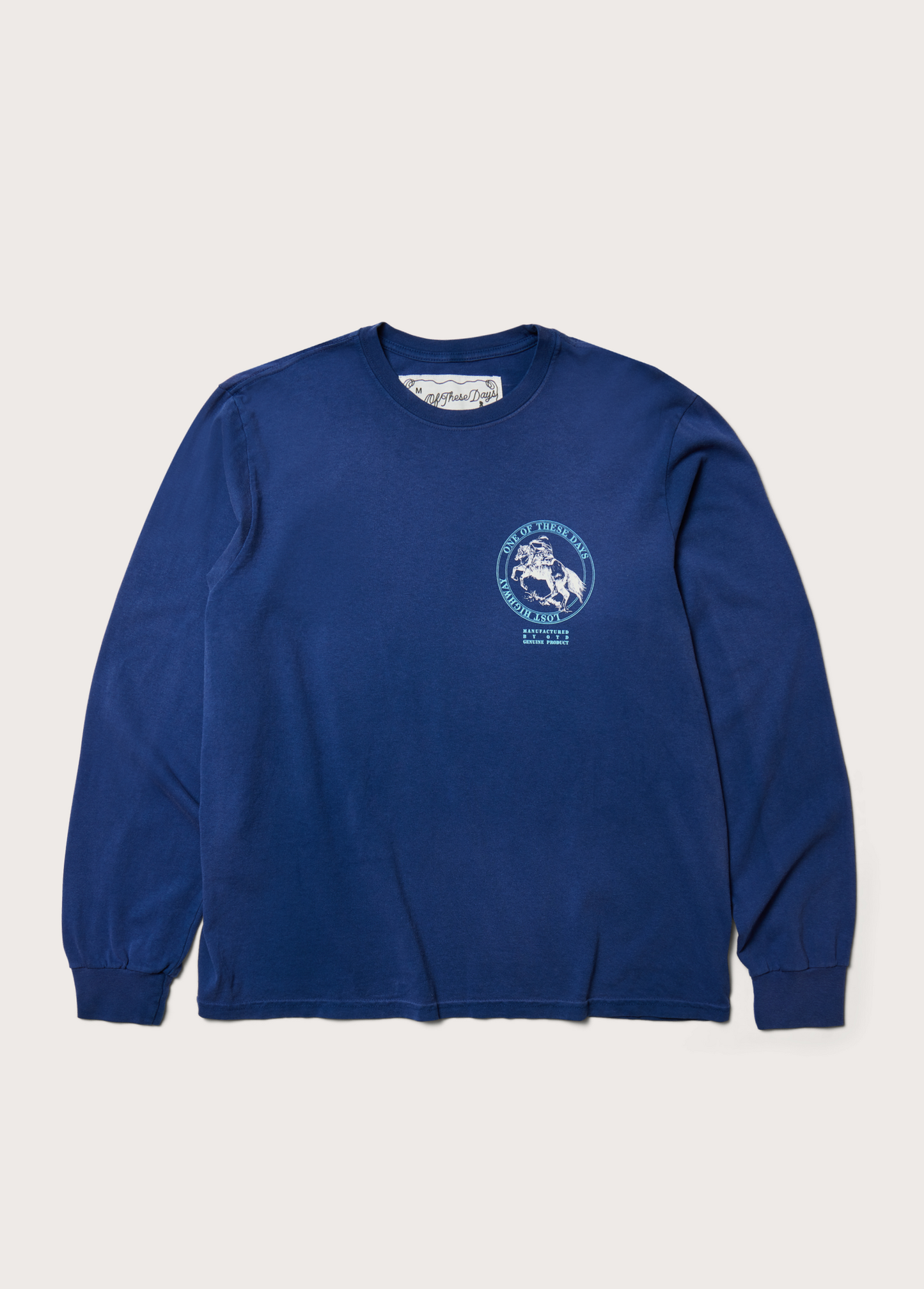 Milling CO Long Sleeve T-Shirt | Sun Faded Navy