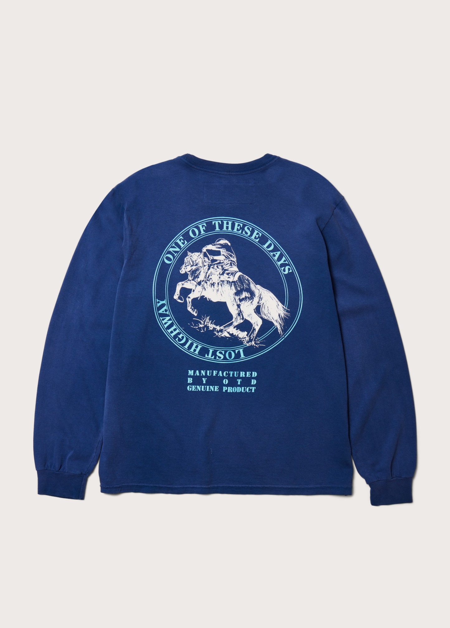 Milling CO Long Sleeve T-Shirt | Sun Faded Navy