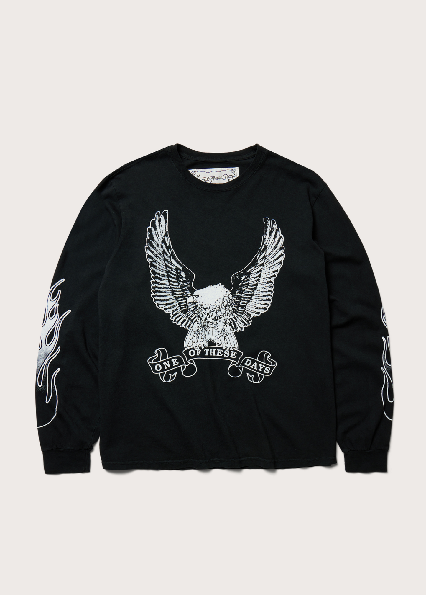 An American Original Long Sleeve T-Shirt | Washed Black