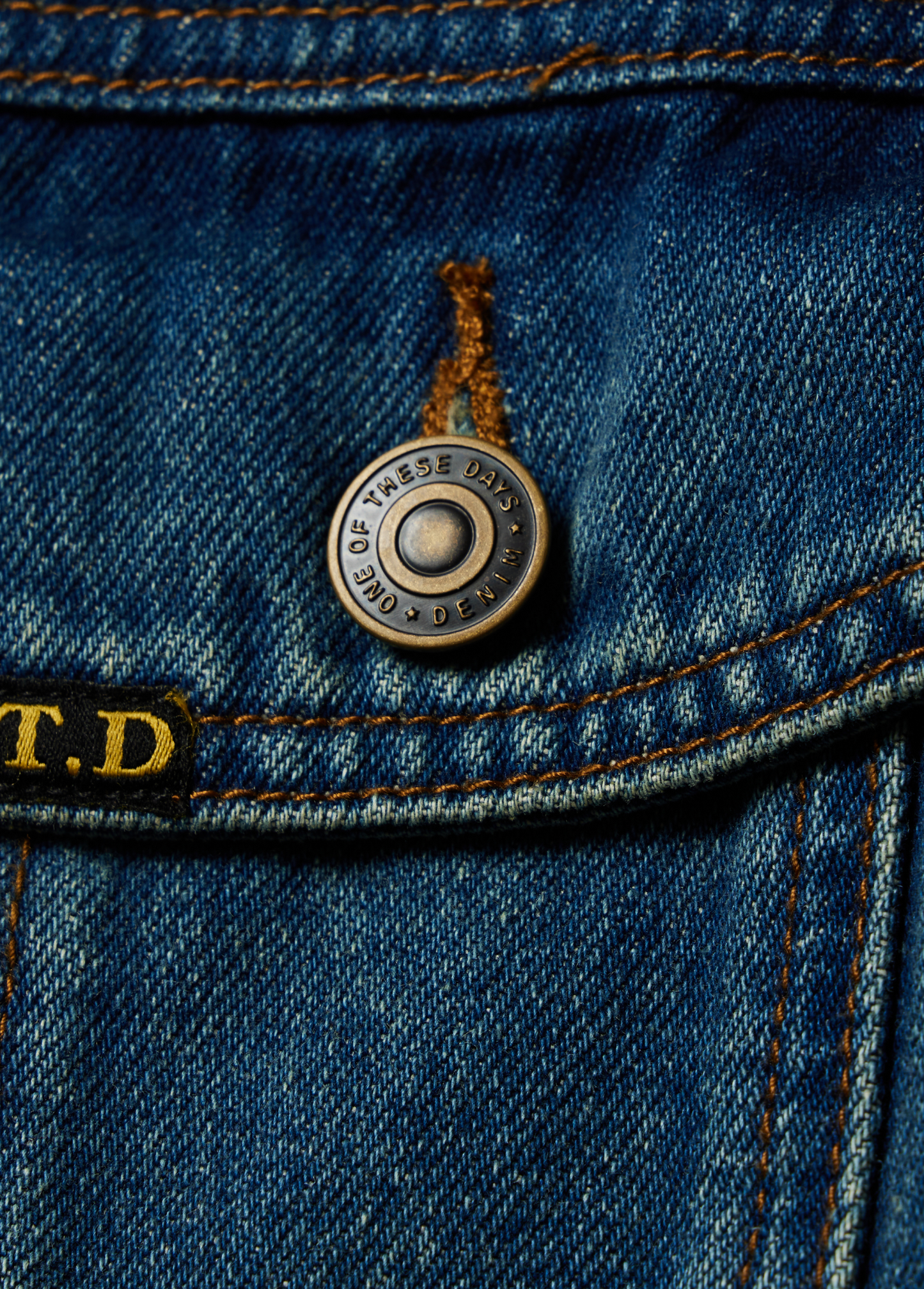 Lined Trucker Jacket | Washed Denim