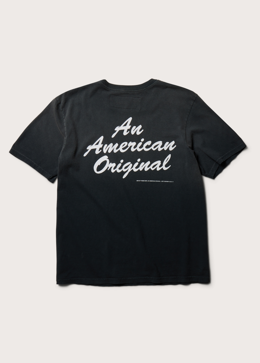 An American Original T-Shirt | Sun Faded Black