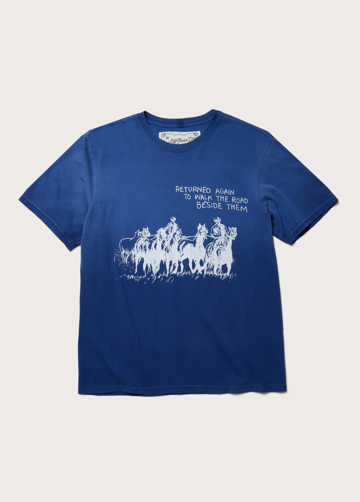 Return Again T-Shirt | Sun Faded Navy