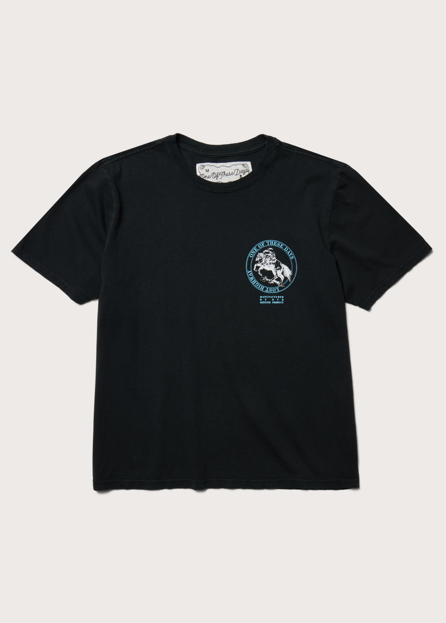Milling CO T-Shirt | Washed Black