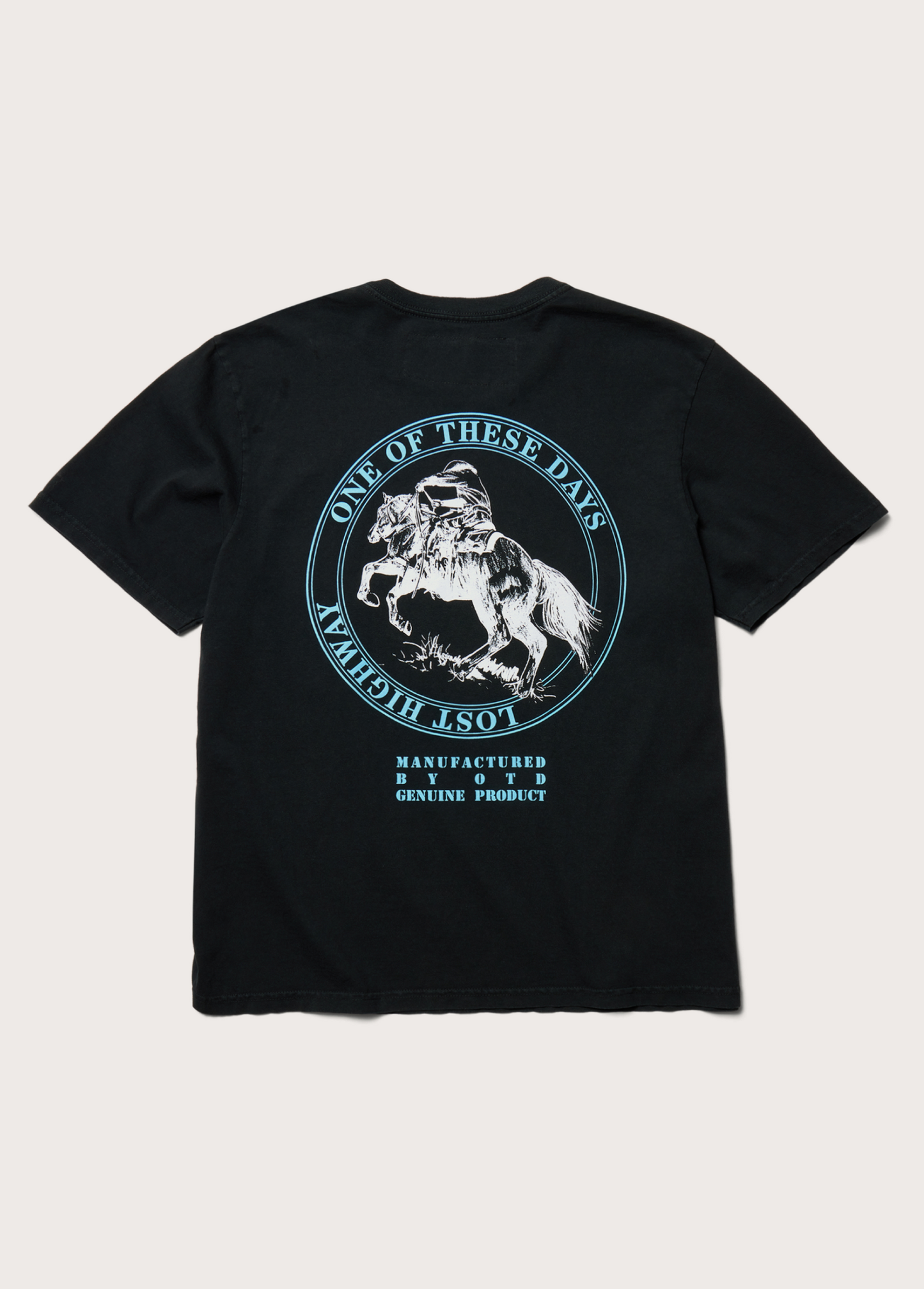 Milling CO T-Shirt | Washed Black