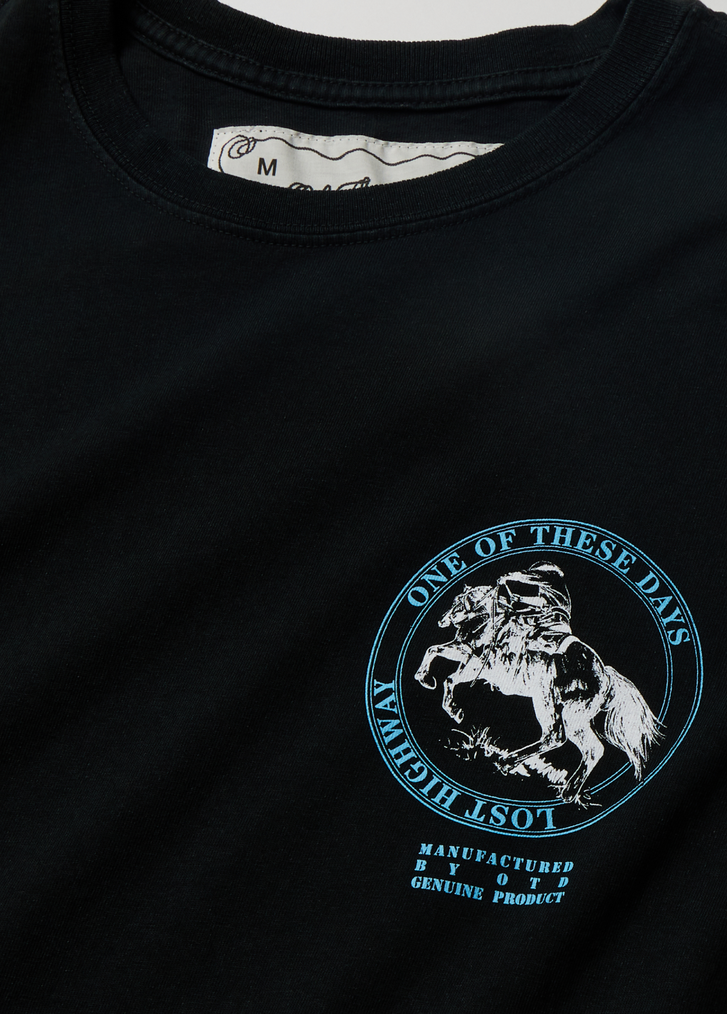 Milling CO T-Shirt | Washed Black