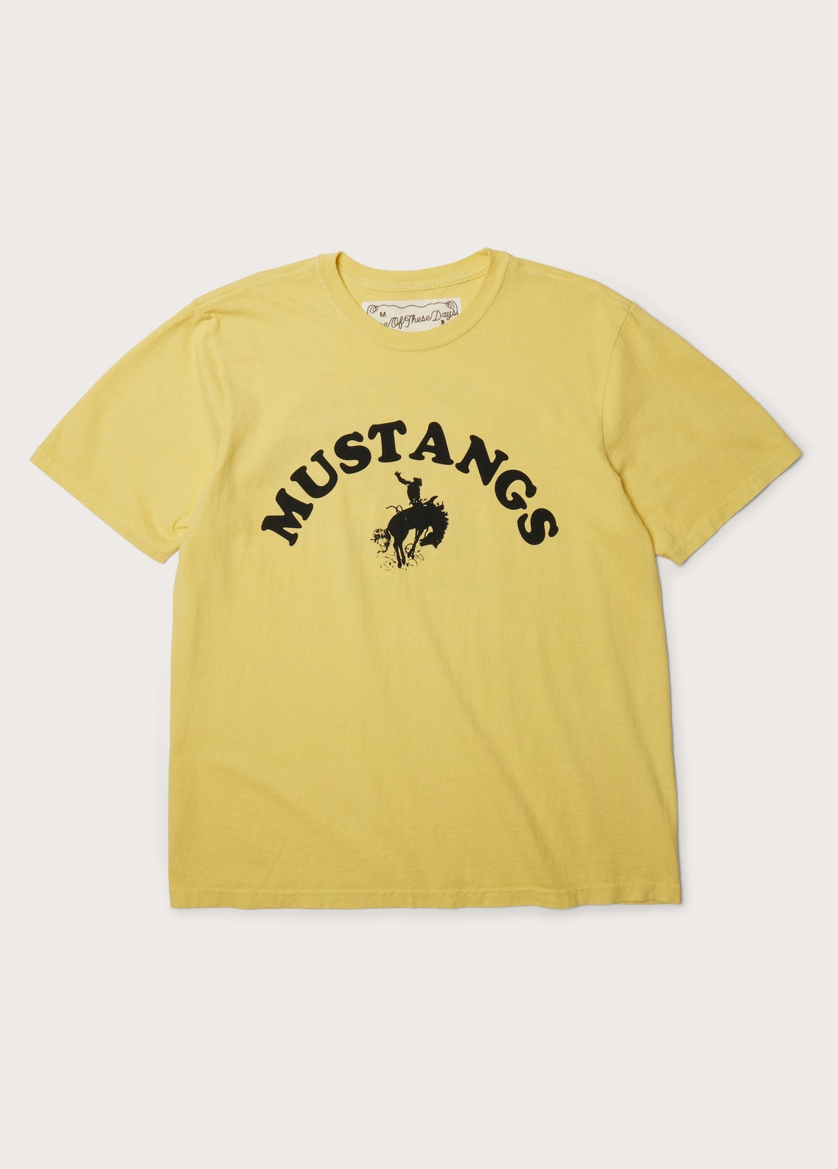 Good Luck Mustangs T-Shirt | Yellow