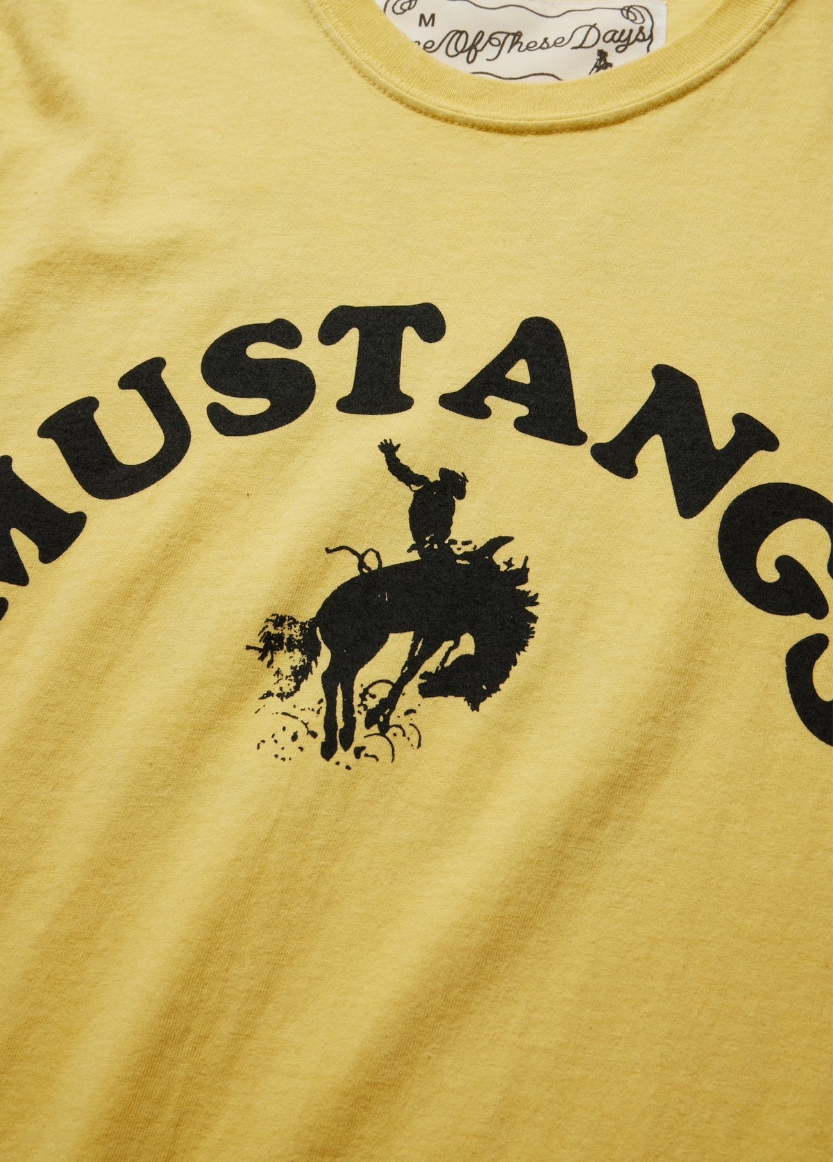 Good Luck Mustangs T-Shirt | Yellow