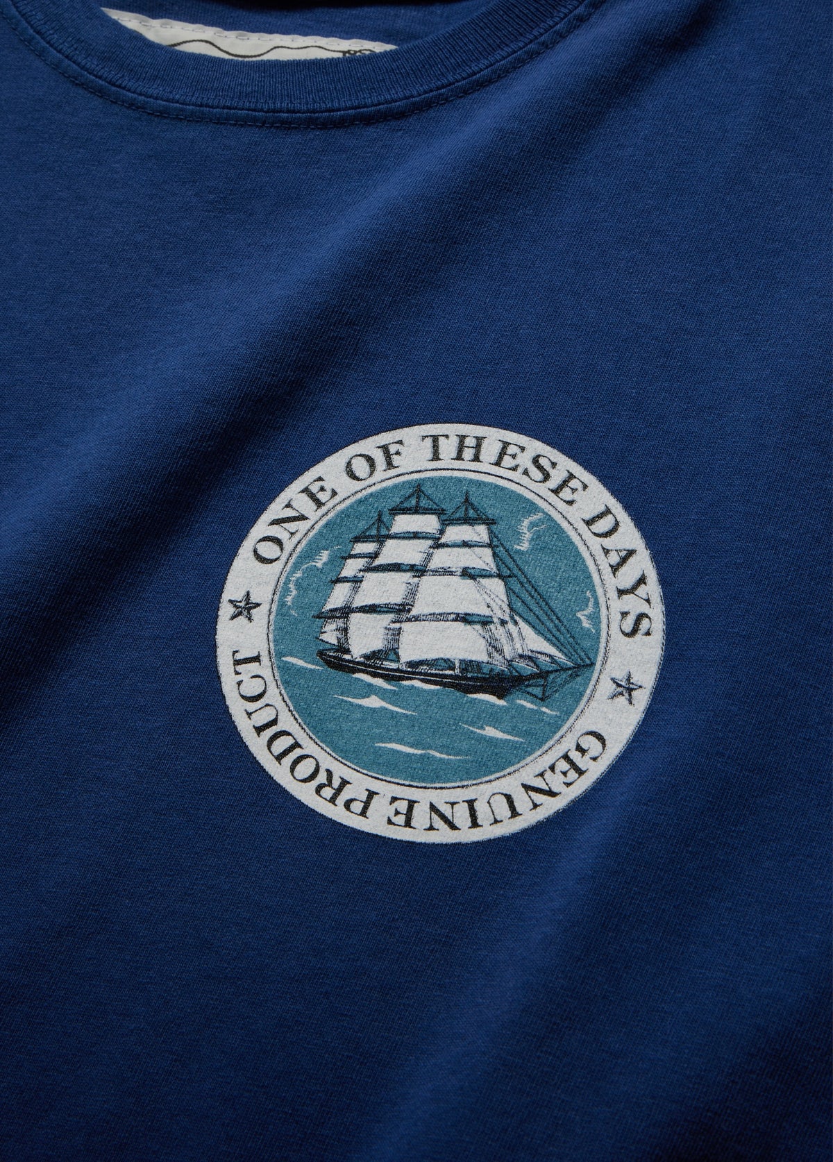 Ship of Fools T-Shirt | Sun Faded Navy