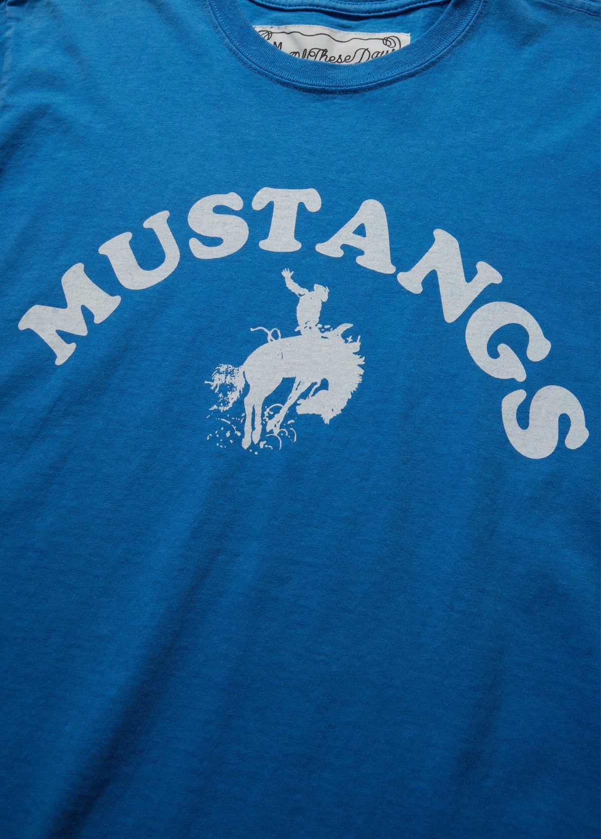 Good Luck Mustangs T-Shirt | Royal Blue