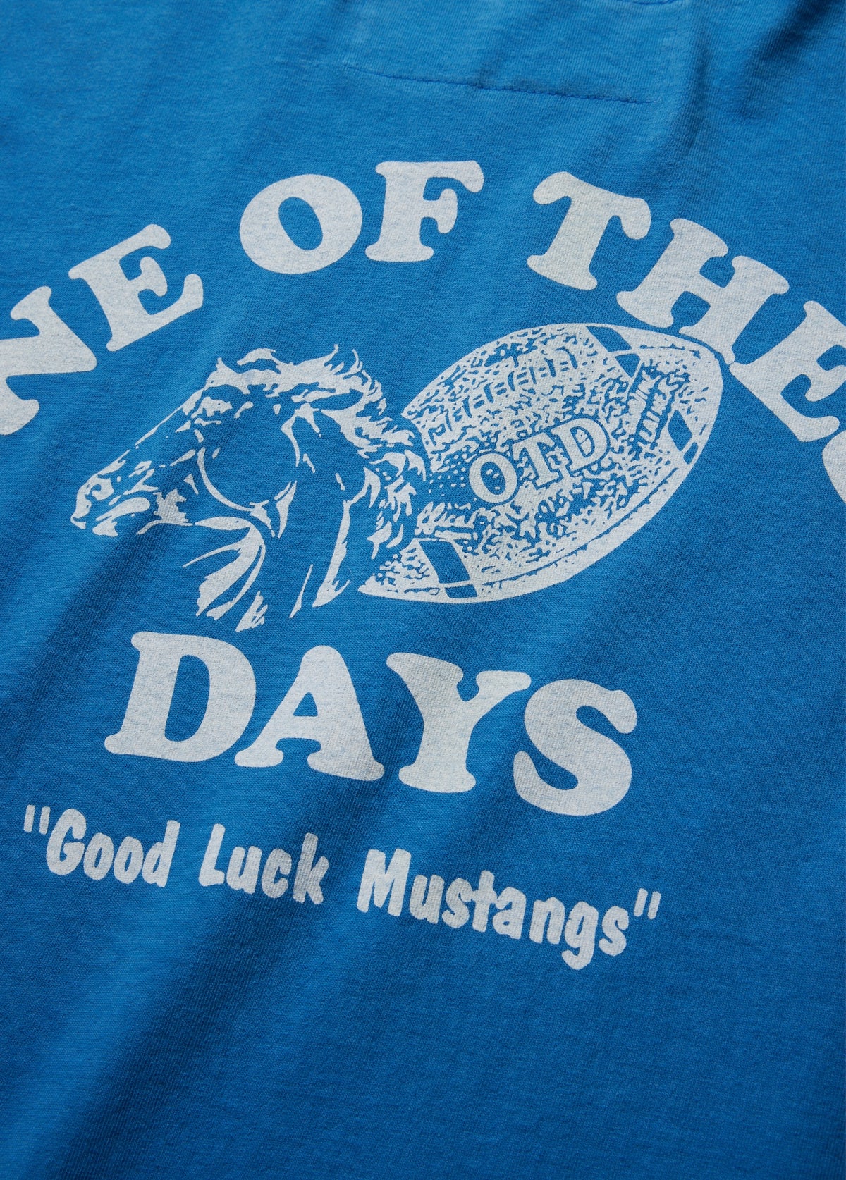 Good Luck Mustangs T-Shirt | Royal Blue