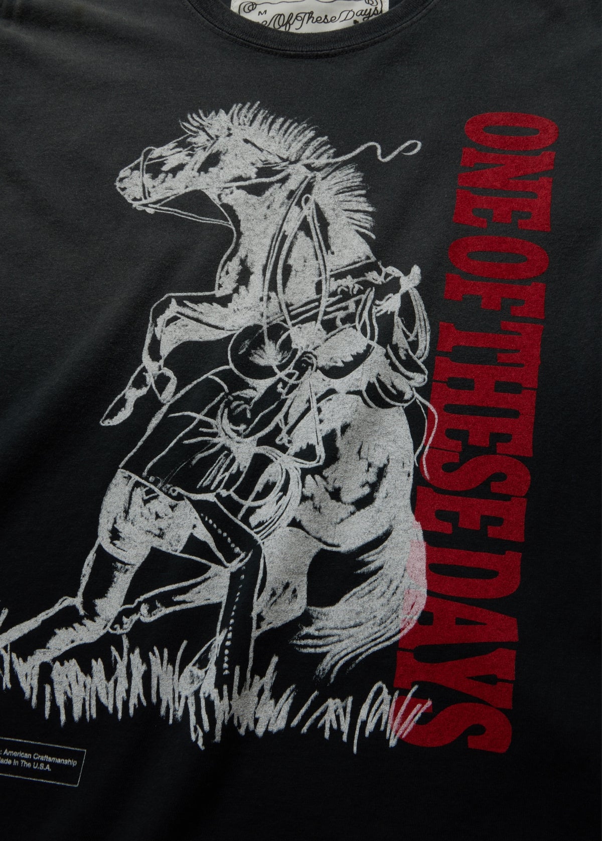 Anyhow T-Shirt | Sun Faded Black