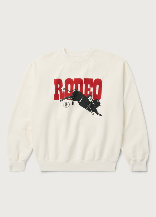 Go Rodeo Crewneck | Bone