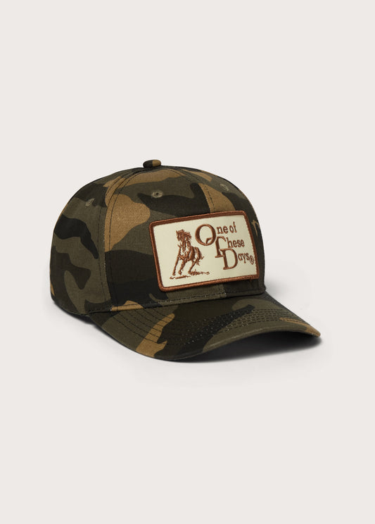 Stacked Logo Patch Hat | Woodland Camo