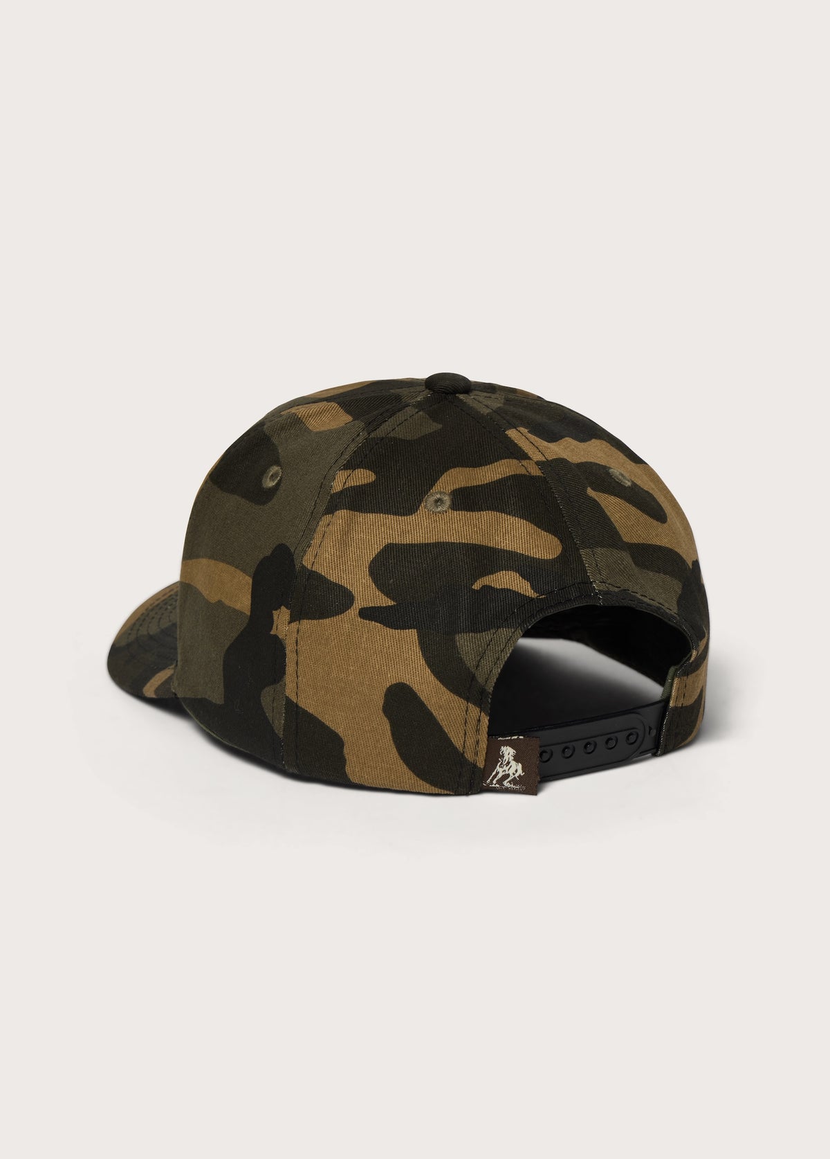 Stacked Logo Patch Hat | Woodland Camo