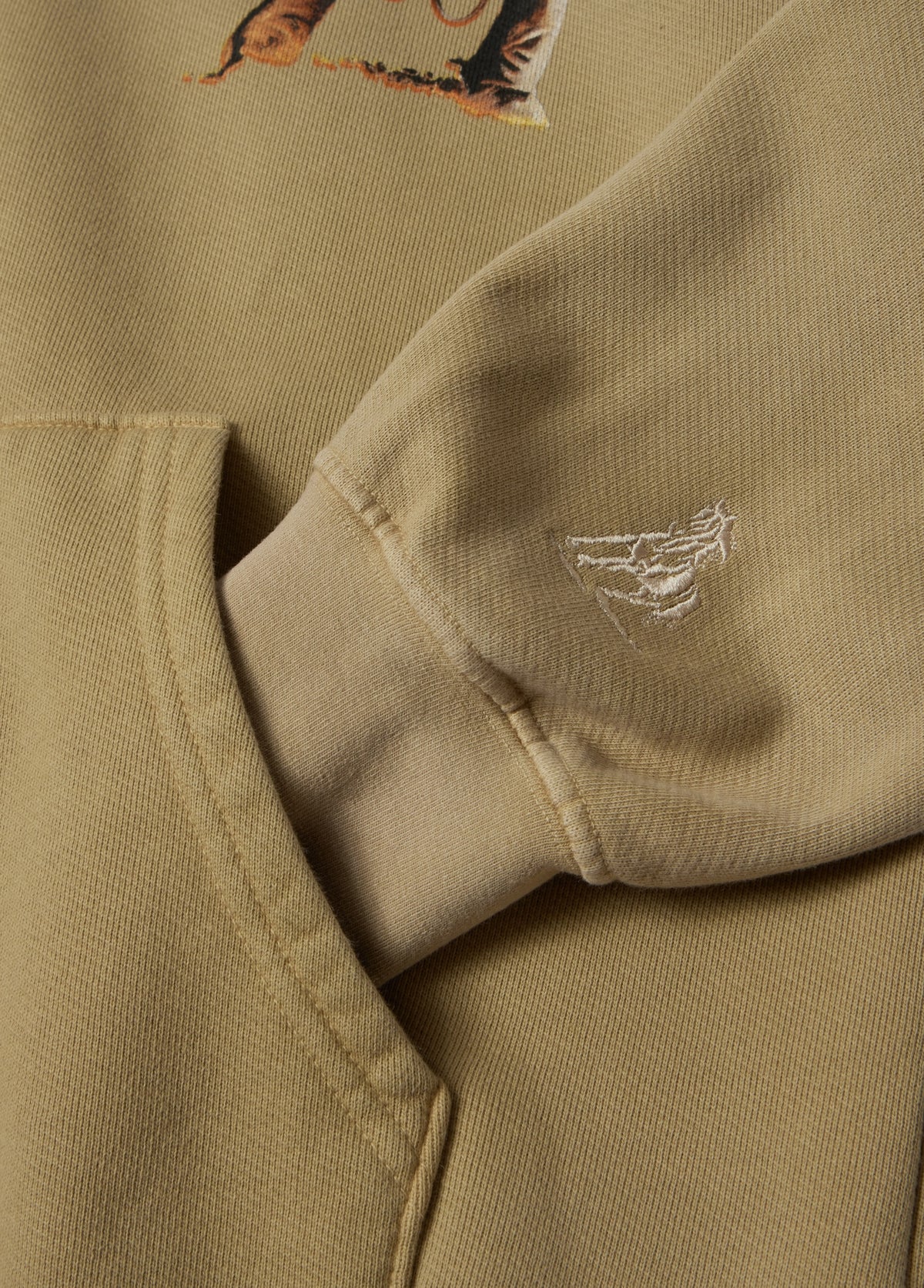 Rest of Time Zip Up Hooded Sweatshirt | Sun Faded Sand