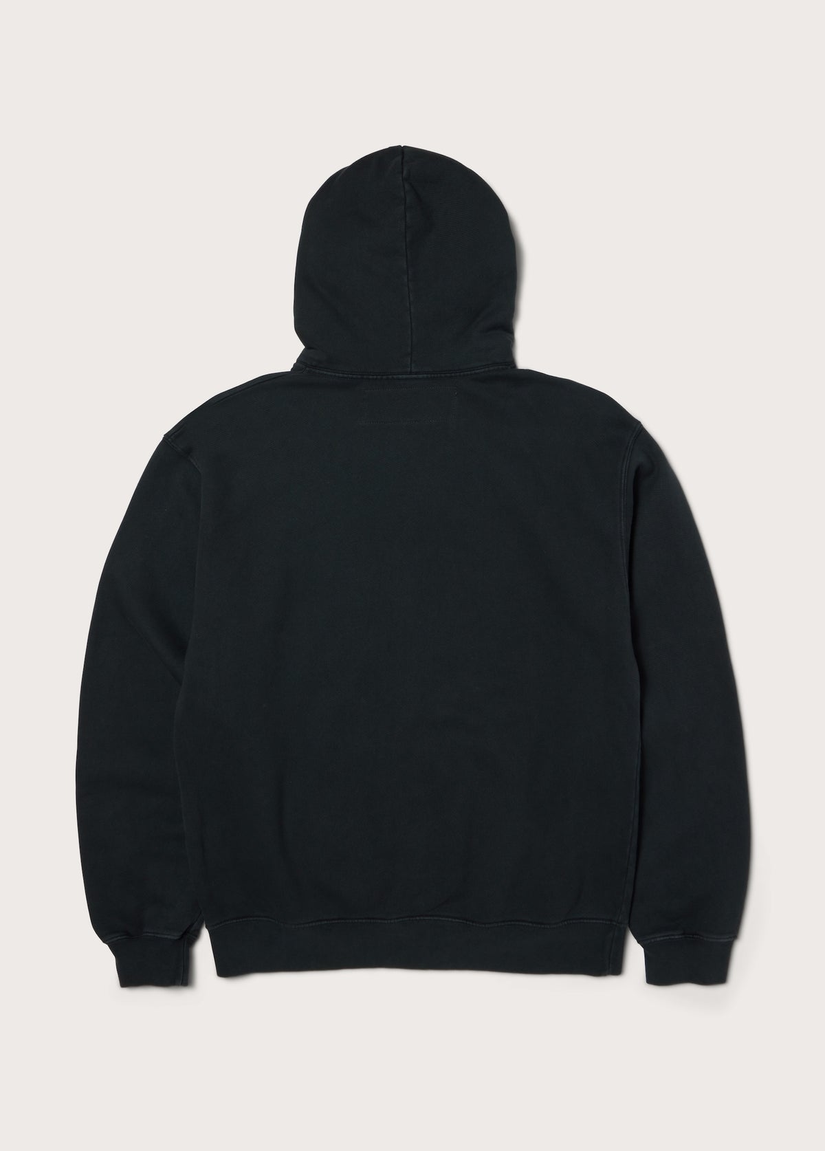 Into The Distance Zip Up Hooded Sweatshirt | Washed Black