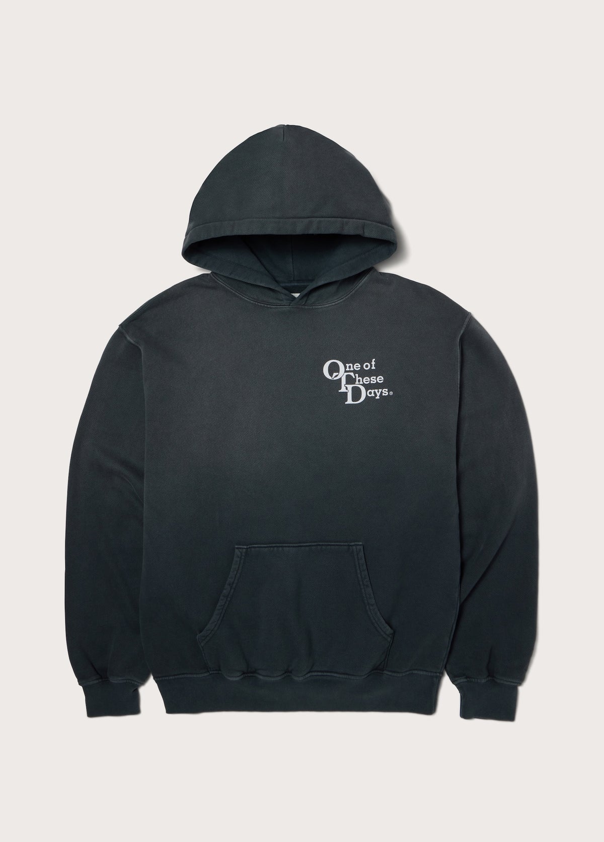 OTD Stacked Hooded Sweatshirt | Sun Faded Black