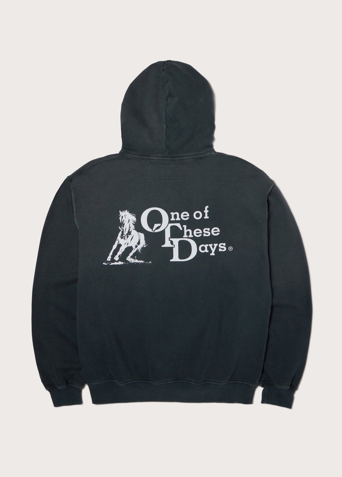 OTD Stacked Hooded Sweatshirt | Sun Faded Black