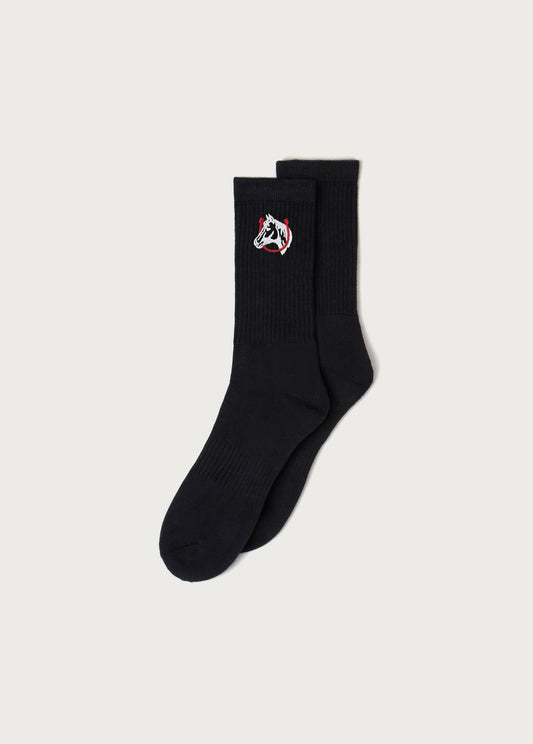 Horse Shoe Sock | Black