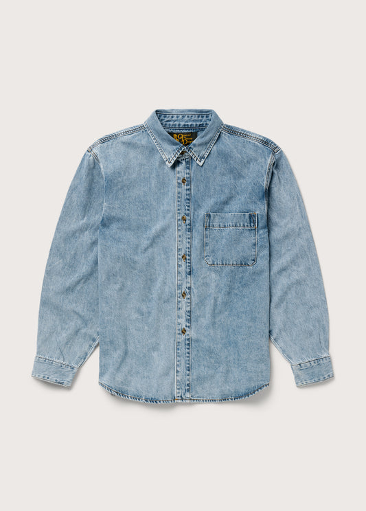 Denim Button Down Shirt | Indigo