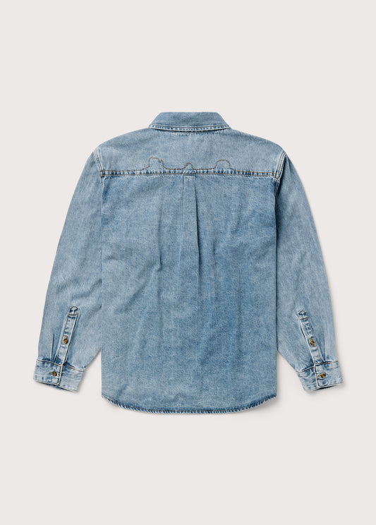 Denim Button Down Shirt | Indigo