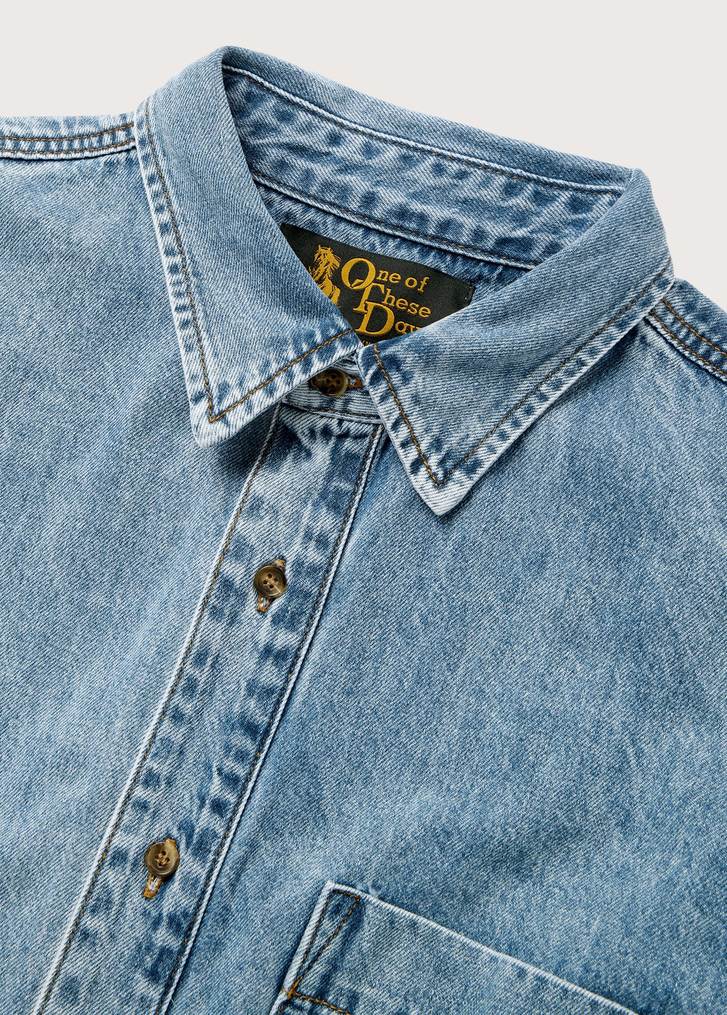 Denim Button Down Shirt | Indigo