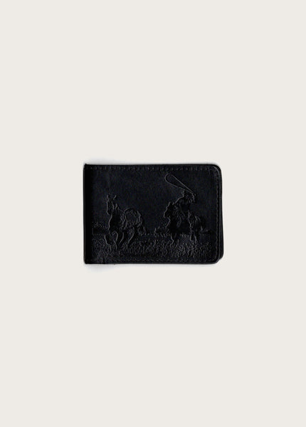 Just For A Moment Leather Bi Fold Wallet | Black – One Of These Days