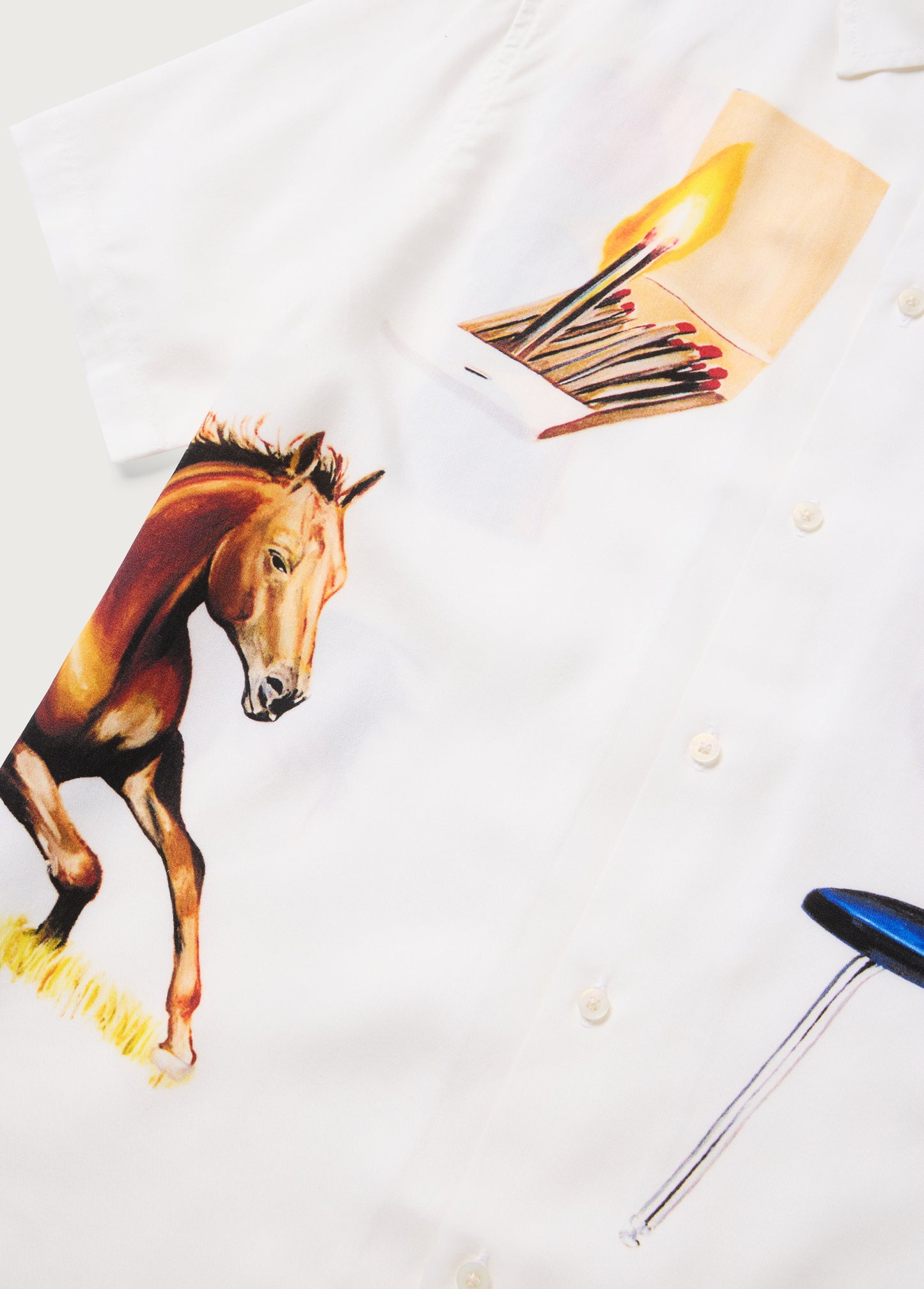 I Never Believed In Much, But I Believe In You Camp Shirt | Ivory