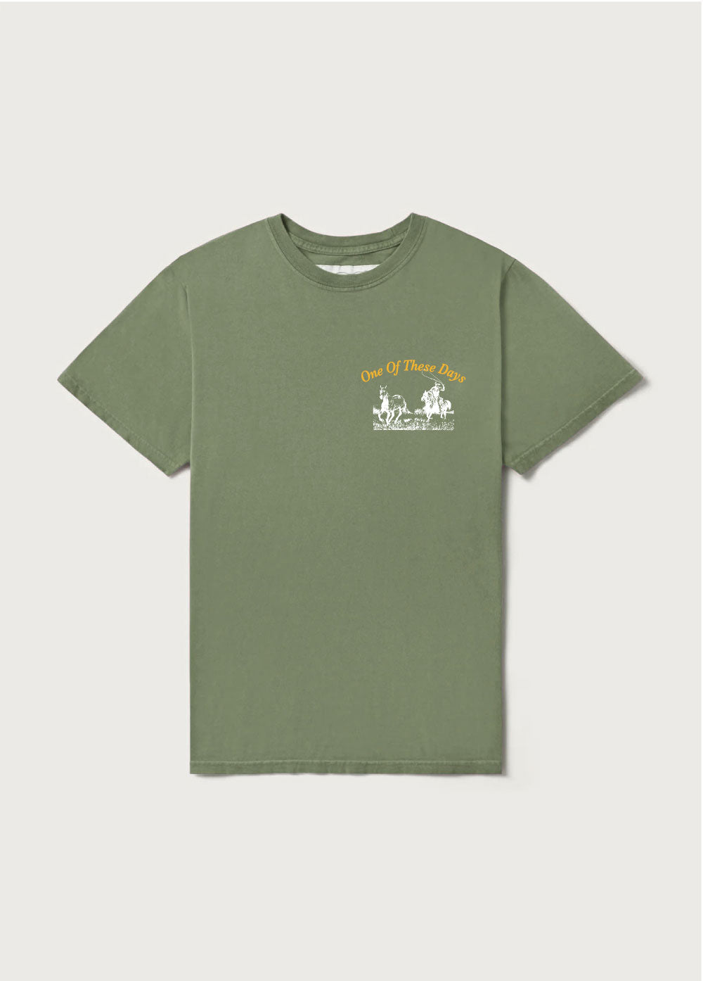 Just For A Moment T-Shirt | Army Green