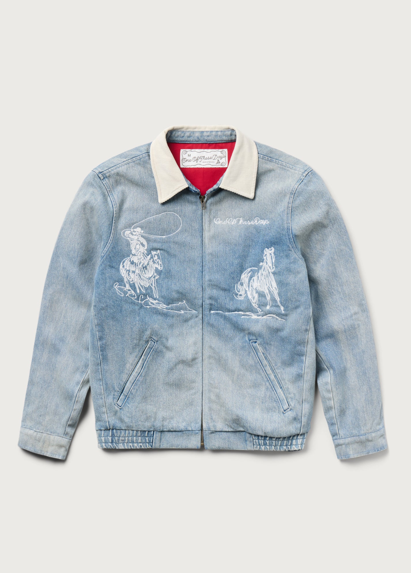 Women's Casual Urban Leisure Washed-out Denim Jackets main image 0