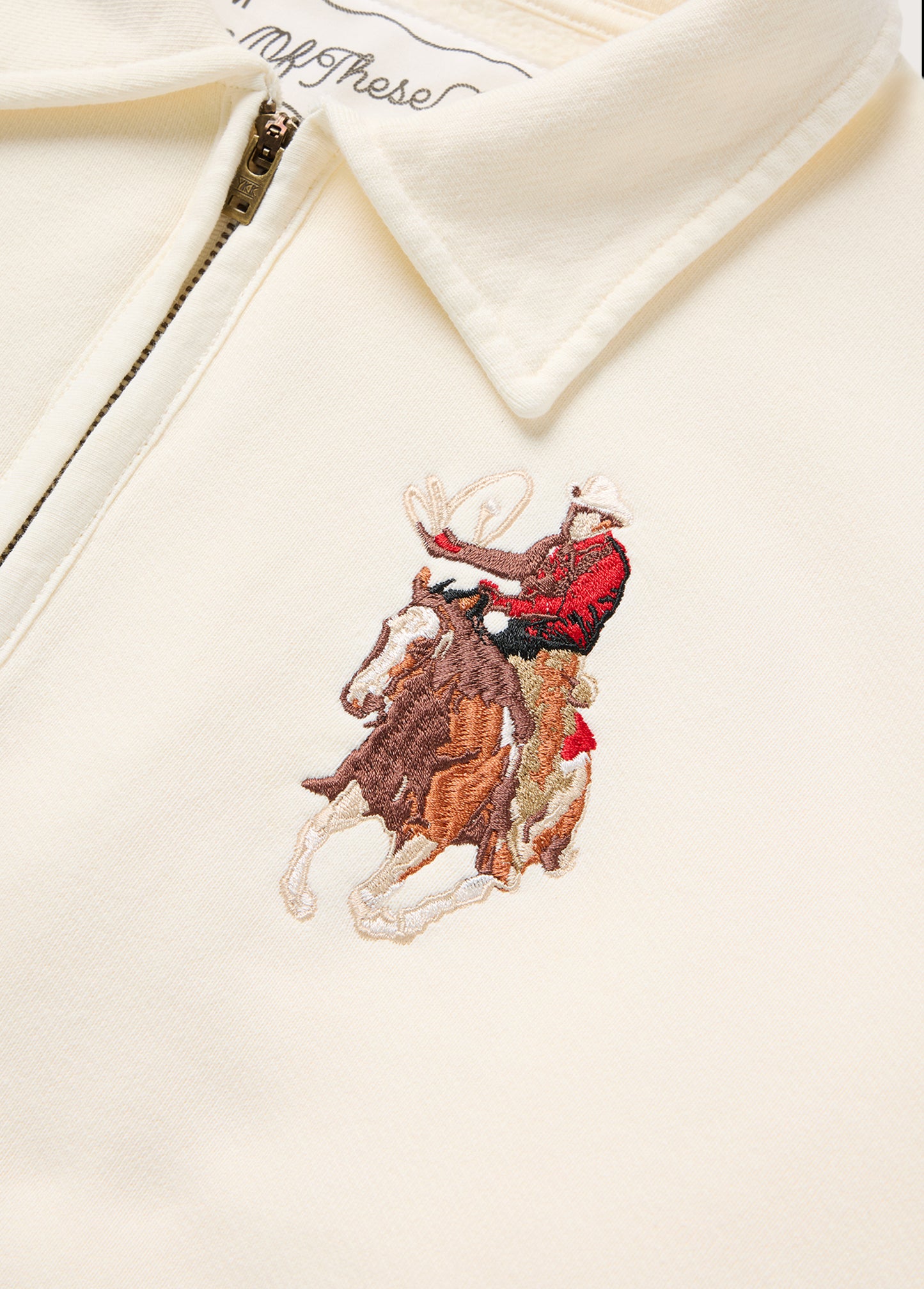 Lasso Sport Quarter Zip | Bone