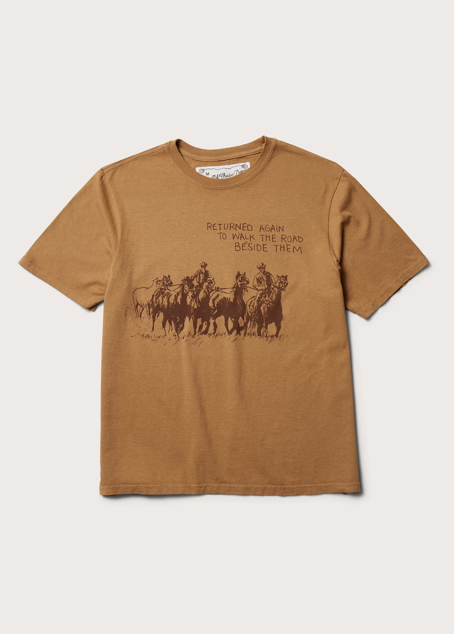 Return Again T-Shirt | Light Brown