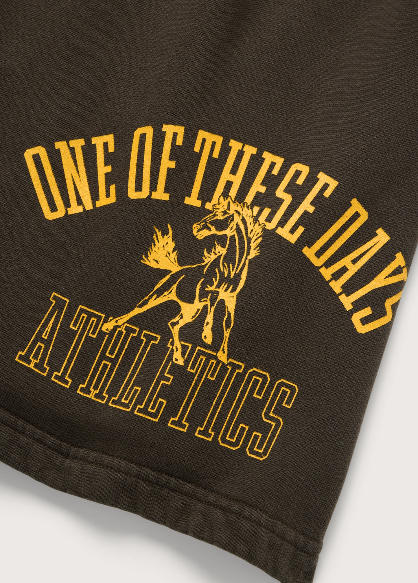 Mustang Athletics Sweatshort | Dark Brown