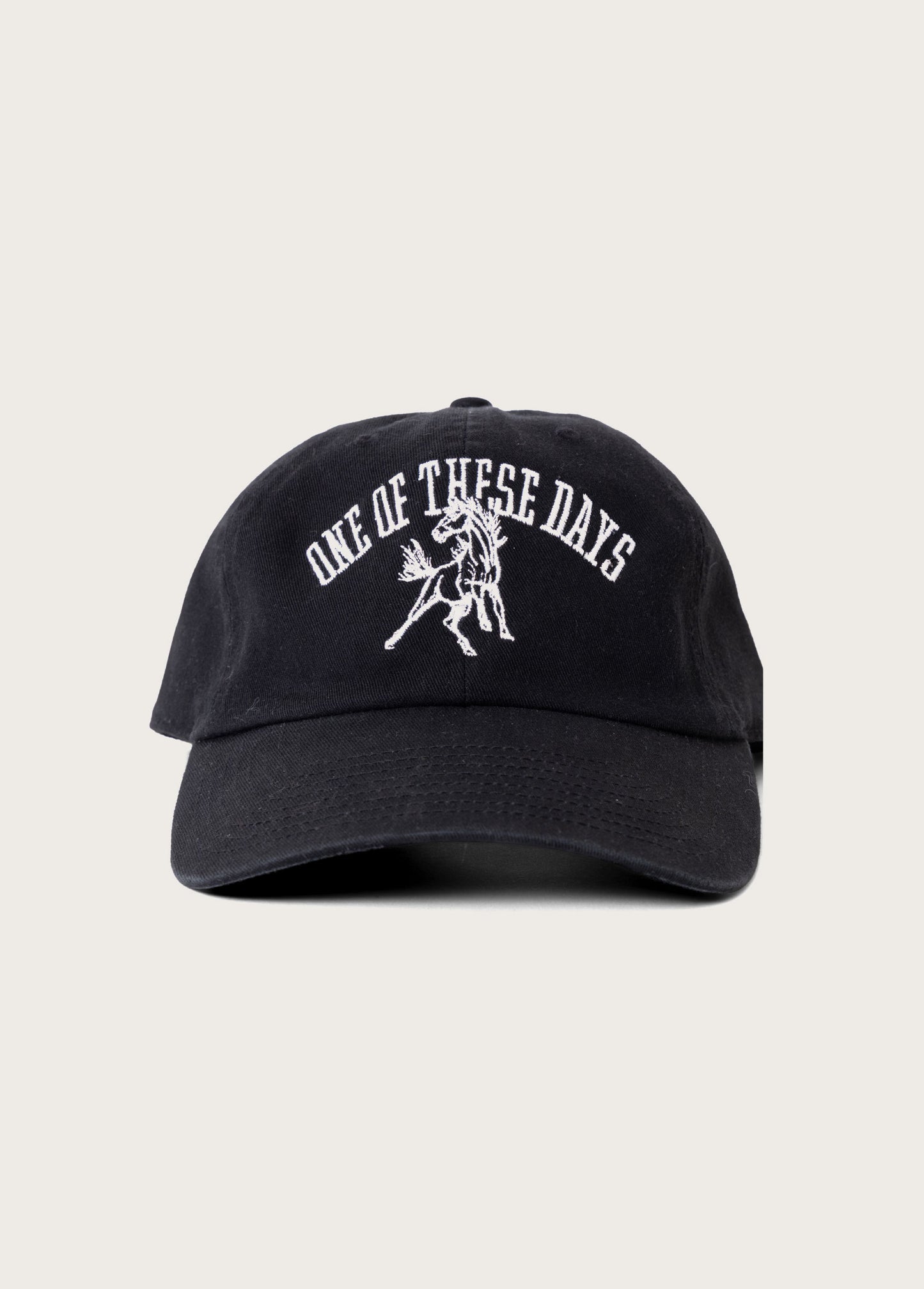 Mustang Athletics 6 Panel Hat | Black