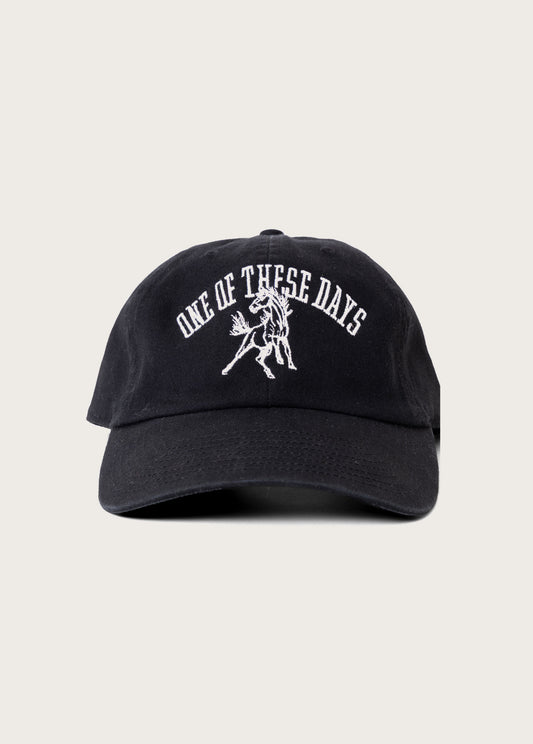 Mustang Athletics 6 Panel Hat | Black