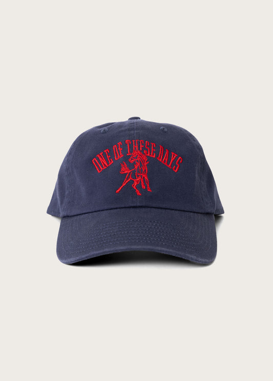 Mustang Athletics 6 Panel Hat | Navy