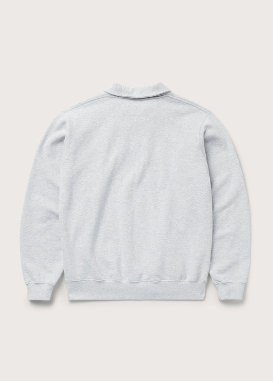 Mustang Athletics Quarter Zip | Heather Grey