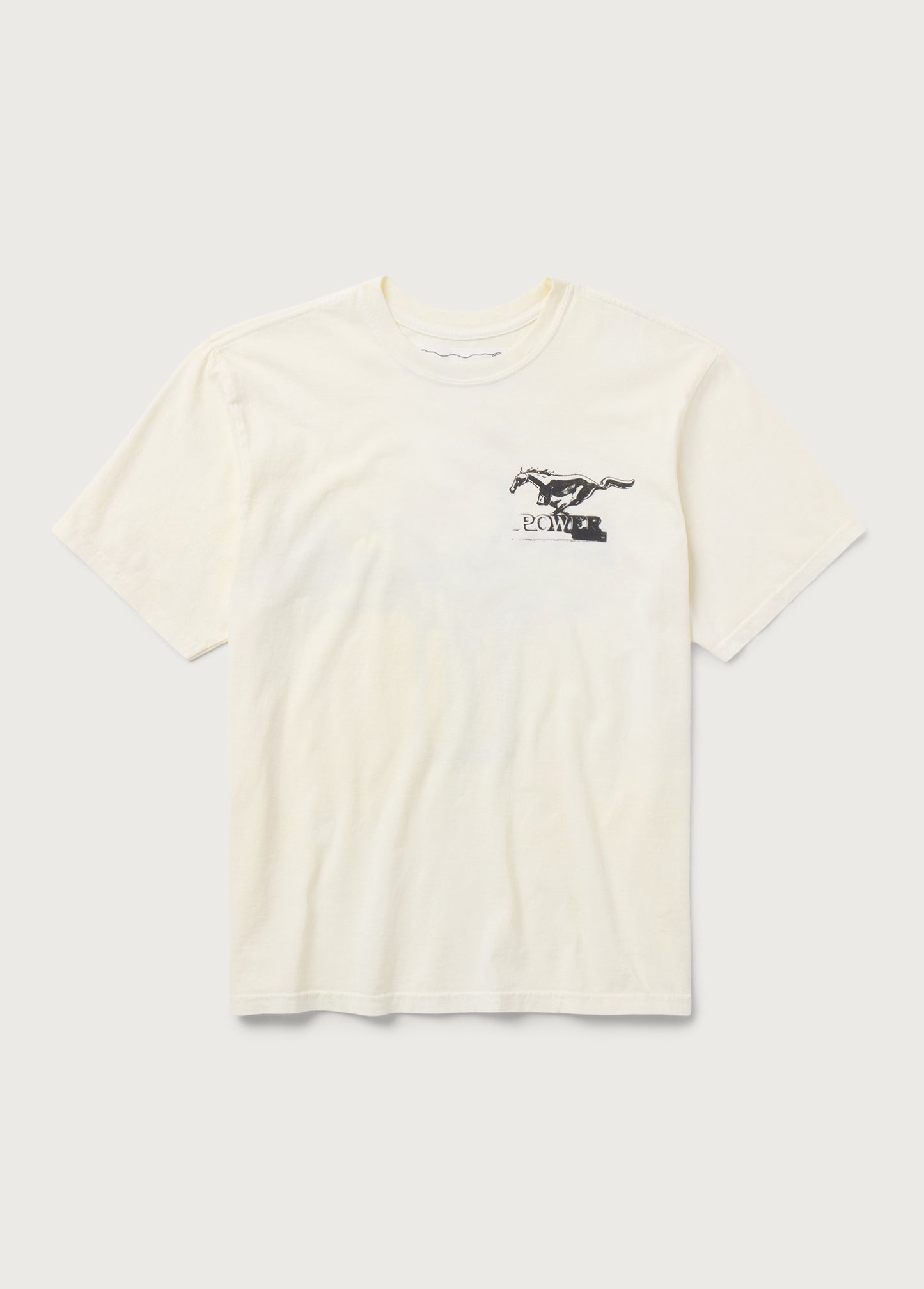 Mustang Cross Tee | Bone